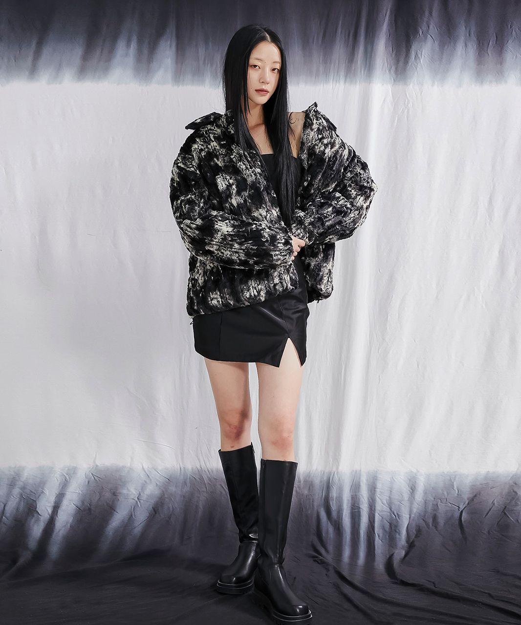 ジャケット FLARE UP Scarf Fur Jacket 5BMM052 MUSINSA | FLAREUP FLARE Oversized Fur Jacket (FL-021)