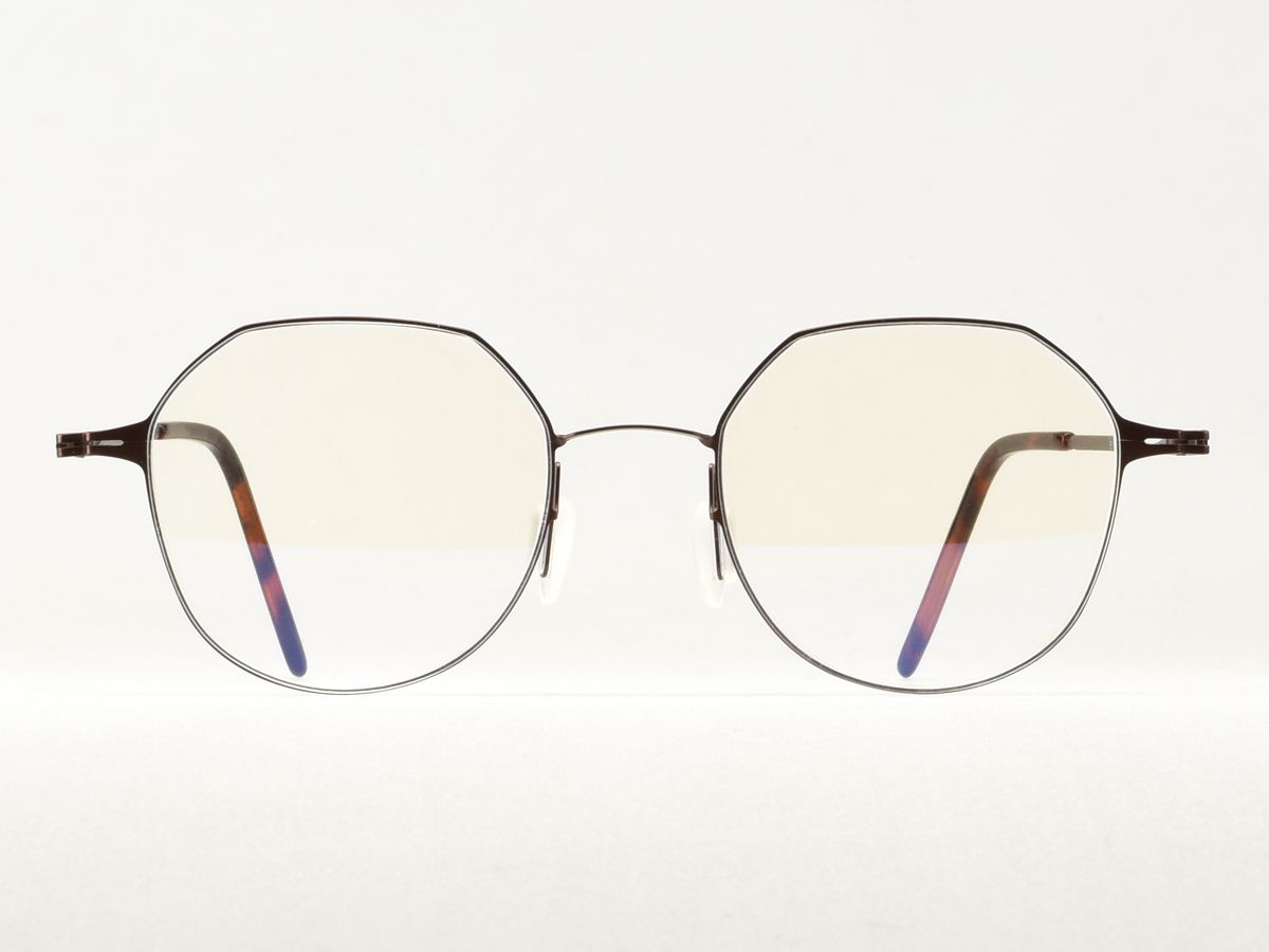 알로아이웨어(ALO EYEWEAR) [ALO:CTZEN] CI8715C C3 슈퍼슬림 트위스트 초경량 브라운 메탈 안경테