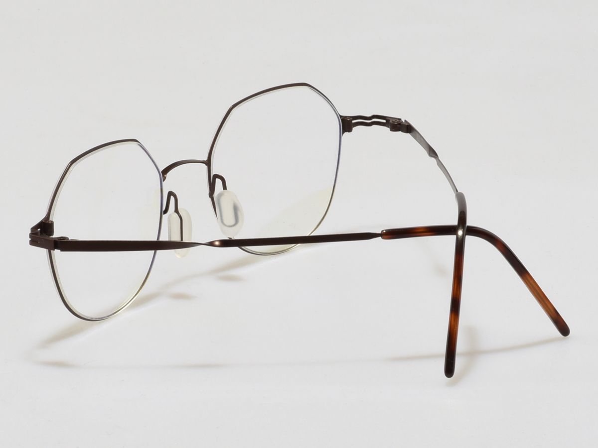 알로아이웨어(ALO EYEWEAR) [ALO:CTZEN] CI8715C C3 슈퍼슬림 트위스트 초경량 브라운 메탈 안경테