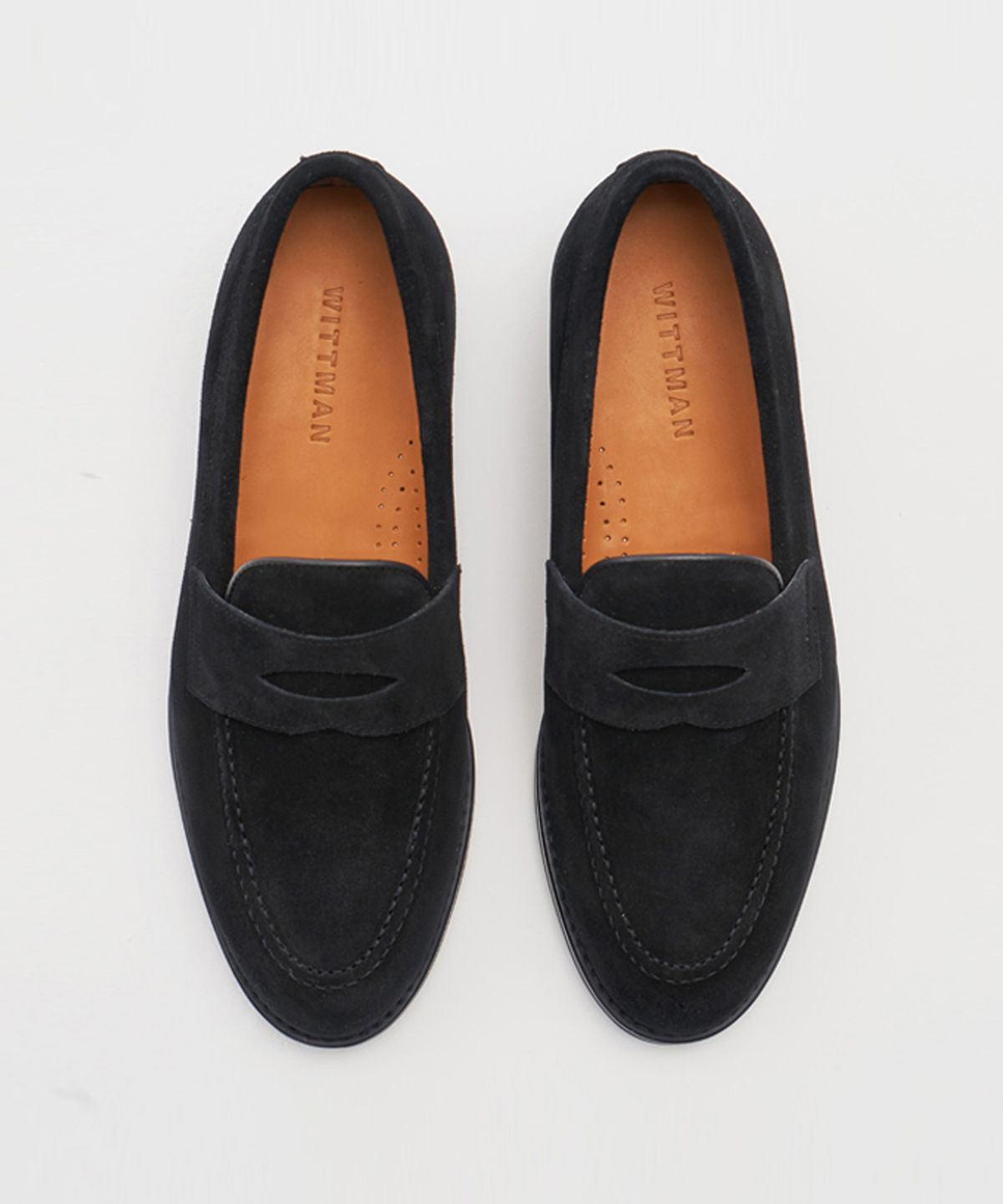 위트맨(WITTMAN) no wet suede loafer (black)