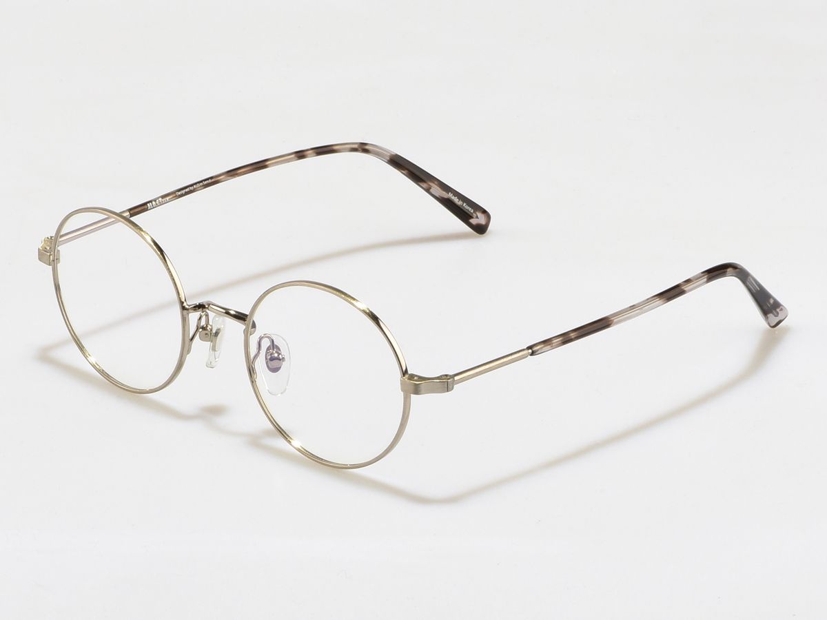 알로아이웨어(ALO EYEWEAR) [ALO:CTZEN] CI8704B C2 모던 아세테이트 팁 실버 메탈 라운드 안경