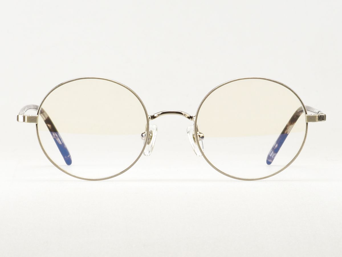 알로아이웨어(ALO EYEWEAR) [ALO:CTZEN] CI8704B C2 모던 아세테이트 팁 실버 메탈 라운드 안경