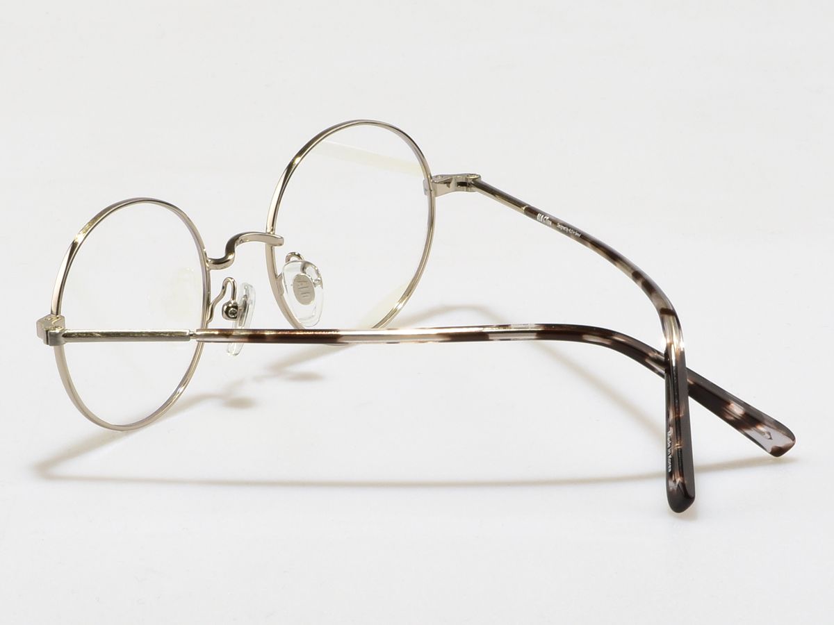 알로아이웨어(ALO EYEWEAR) [ALO:CTZEN] CI8704B C2 모던 아세테이트 팁 실버 메탈 라운드 안경