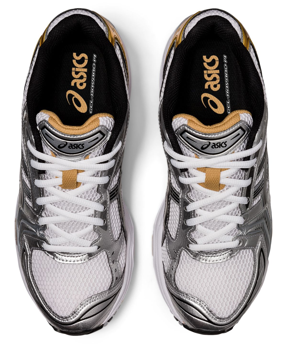 아식스(ASICS) 젤-카야노 14 - 화이트:퓨어 골드 / 1201A019-102
