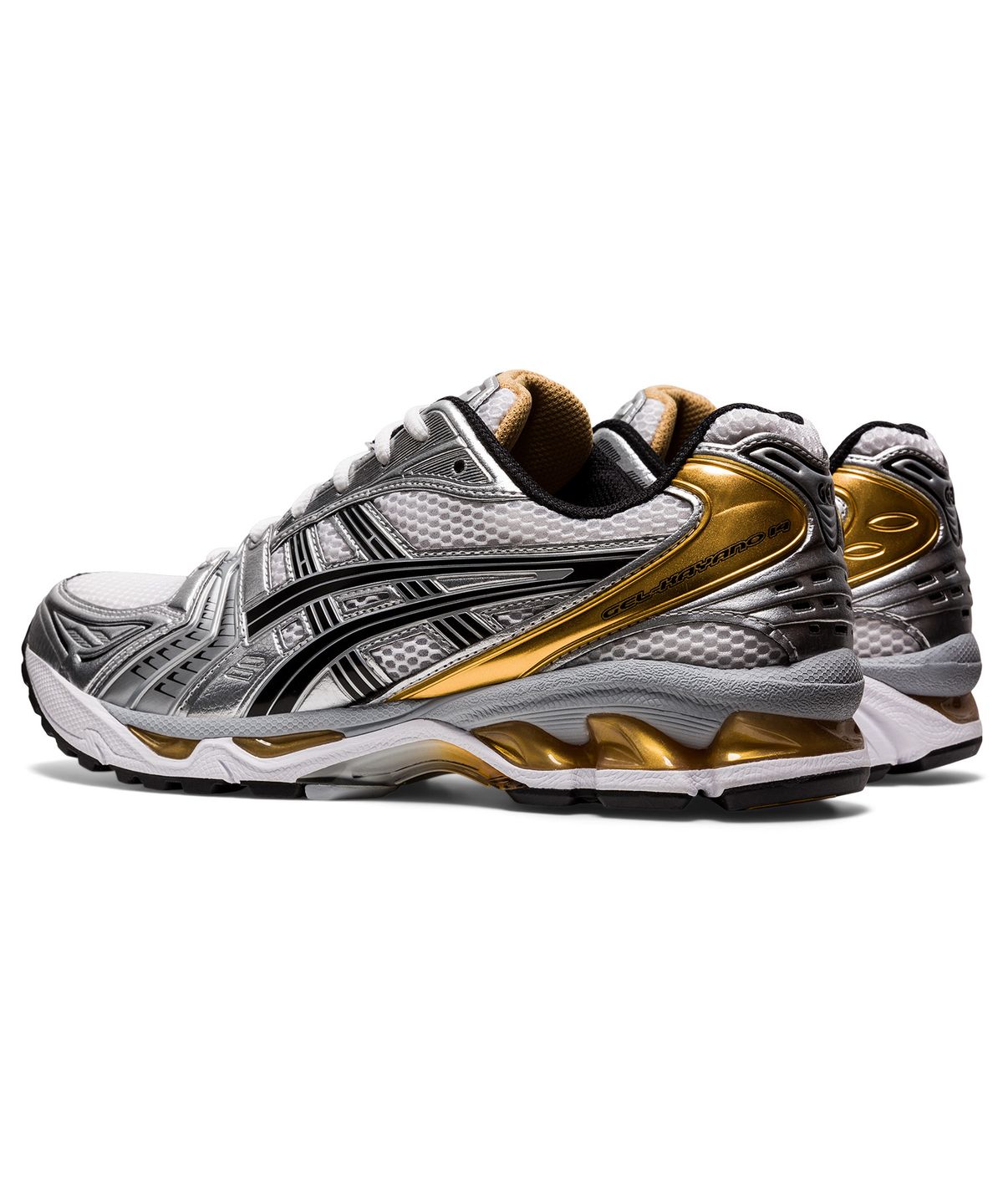 아식스(ASICS) 젤-카야노 14 - 화이트:퓨어 골드 / 1201A019-102