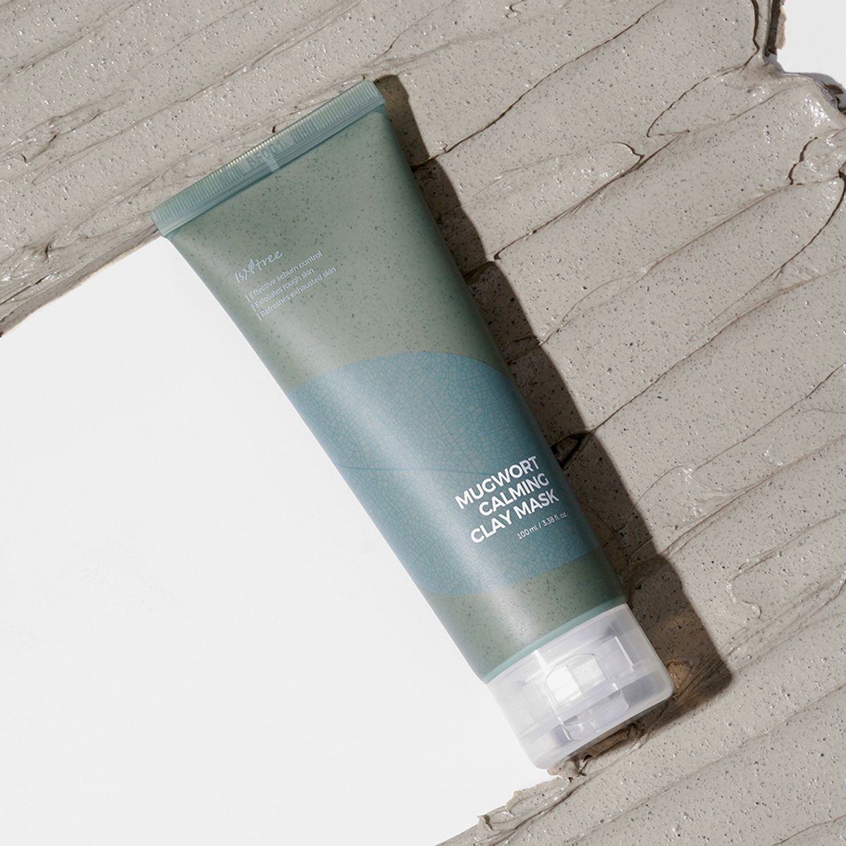 이즈앤트리(ISNTREE) 머그워트 카밍 클레이 마스크 100ml(증정: 플럼 부스터 2ml 2EA)