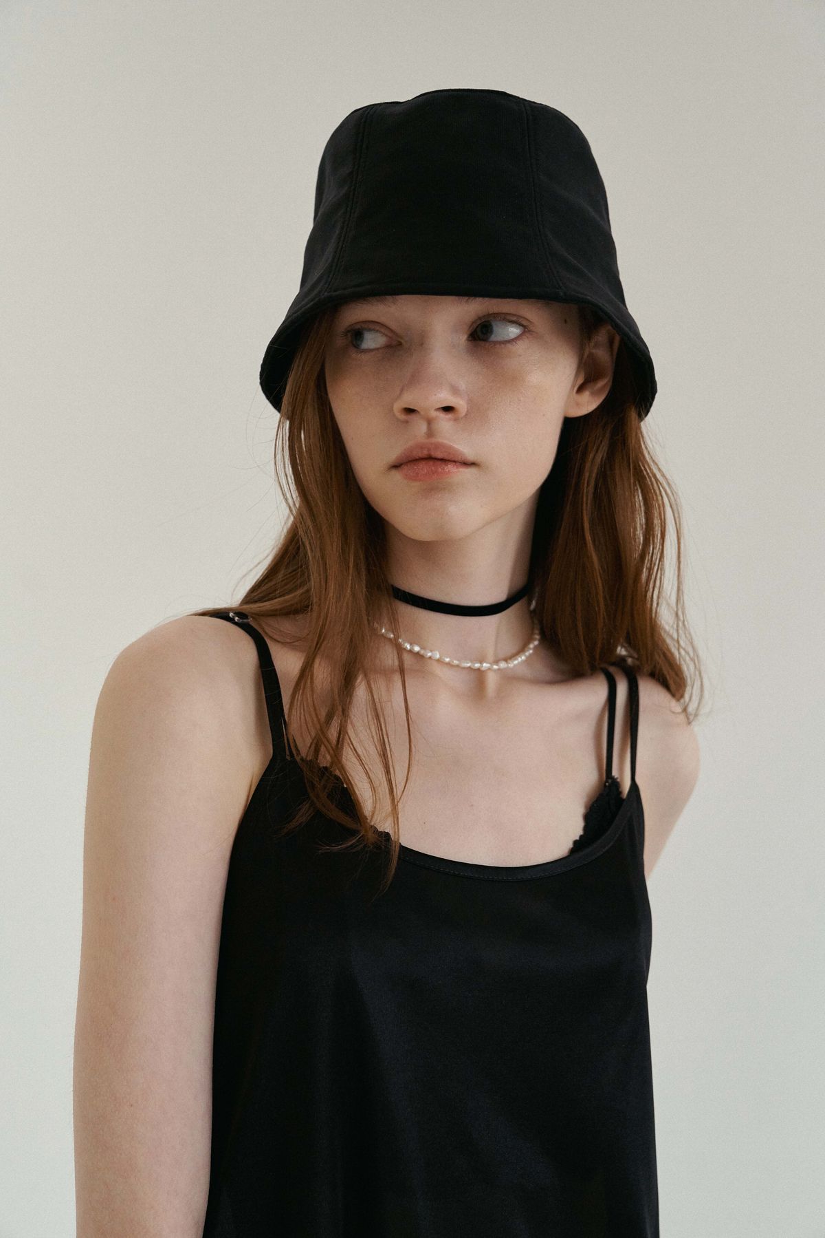 포에지담(POESIEDAME) [Lumière] CALLI HAT_black