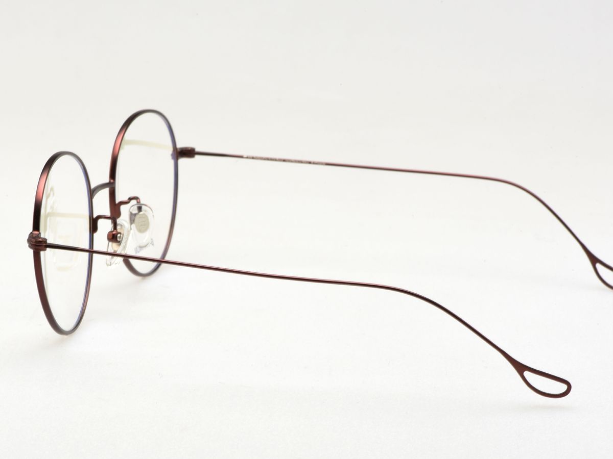 알로아이웨어(ALO EYEWEAR) [ALO:CTZEN] CI8708B C3  베타티타늄 초경량 세미오버사이즈 브라운 슬림 안경테