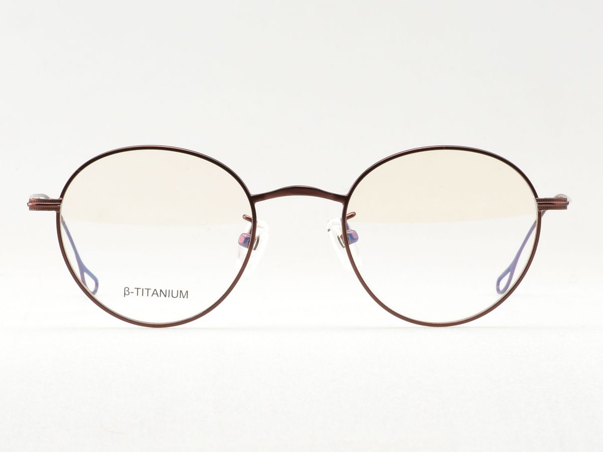 알로아이웨어(ALO EYEWEAR) [ALO:CTZEN] CI8709B C3  베타티타늄 초경량 브라운 슬림 안경테