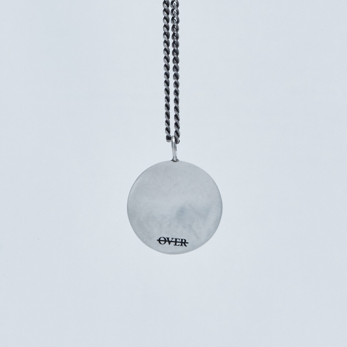 오버더라인(OVER THE LINE) One line Circle Pendant (Stone setting)