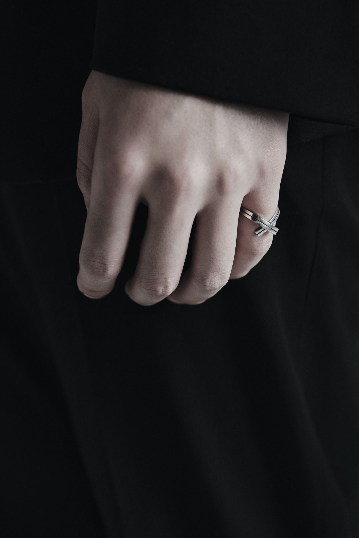 오버더라인(OVER THE LINE) Knot line Ring