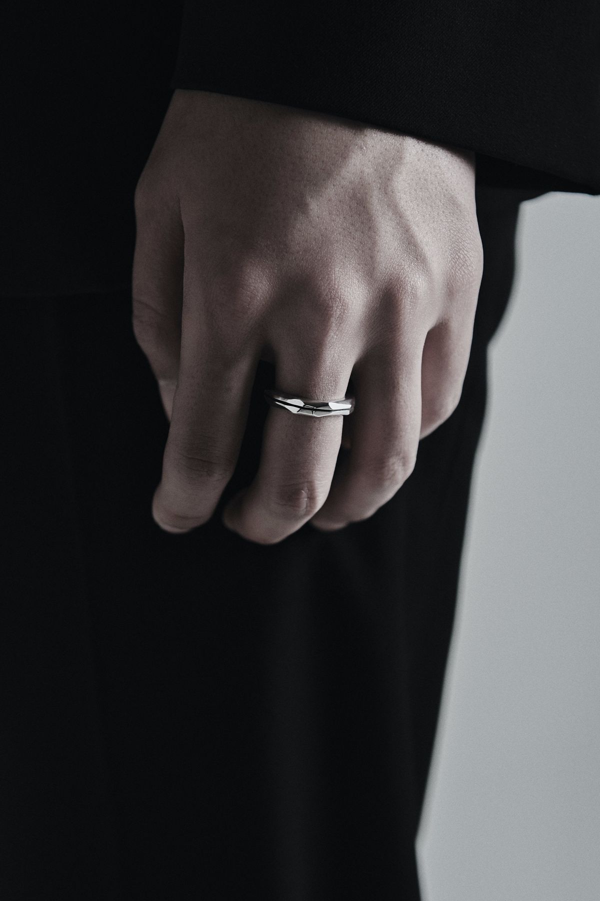 오버더라인(OVER THE LINE) One line Stone Ring