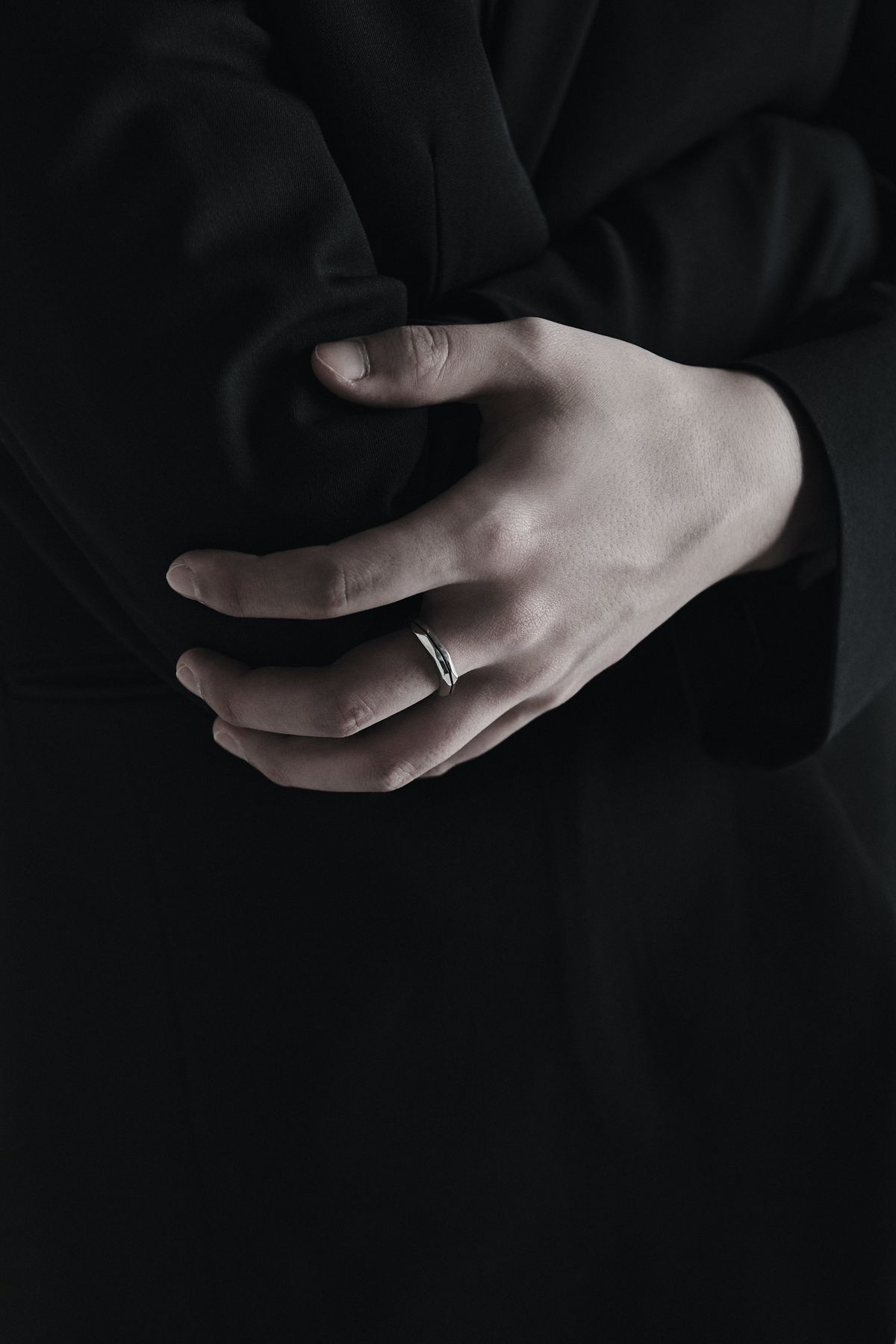 오버더라인(OVER THE LINE) One line Stone Ring