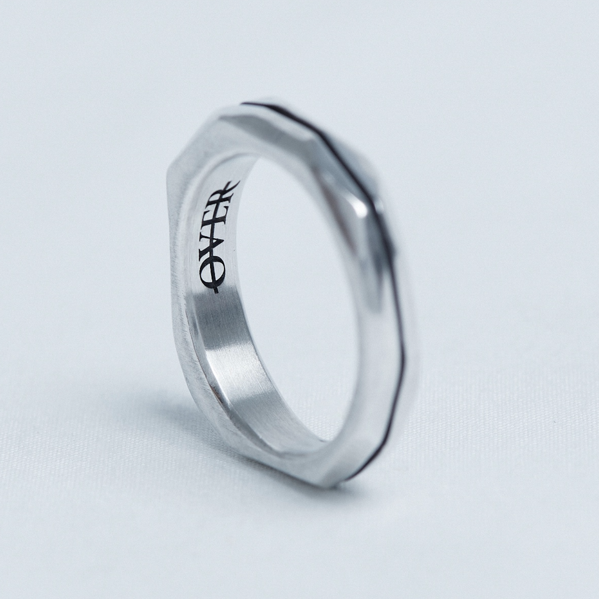 오버더라인(OVER THE LINE) One line Stone Ring