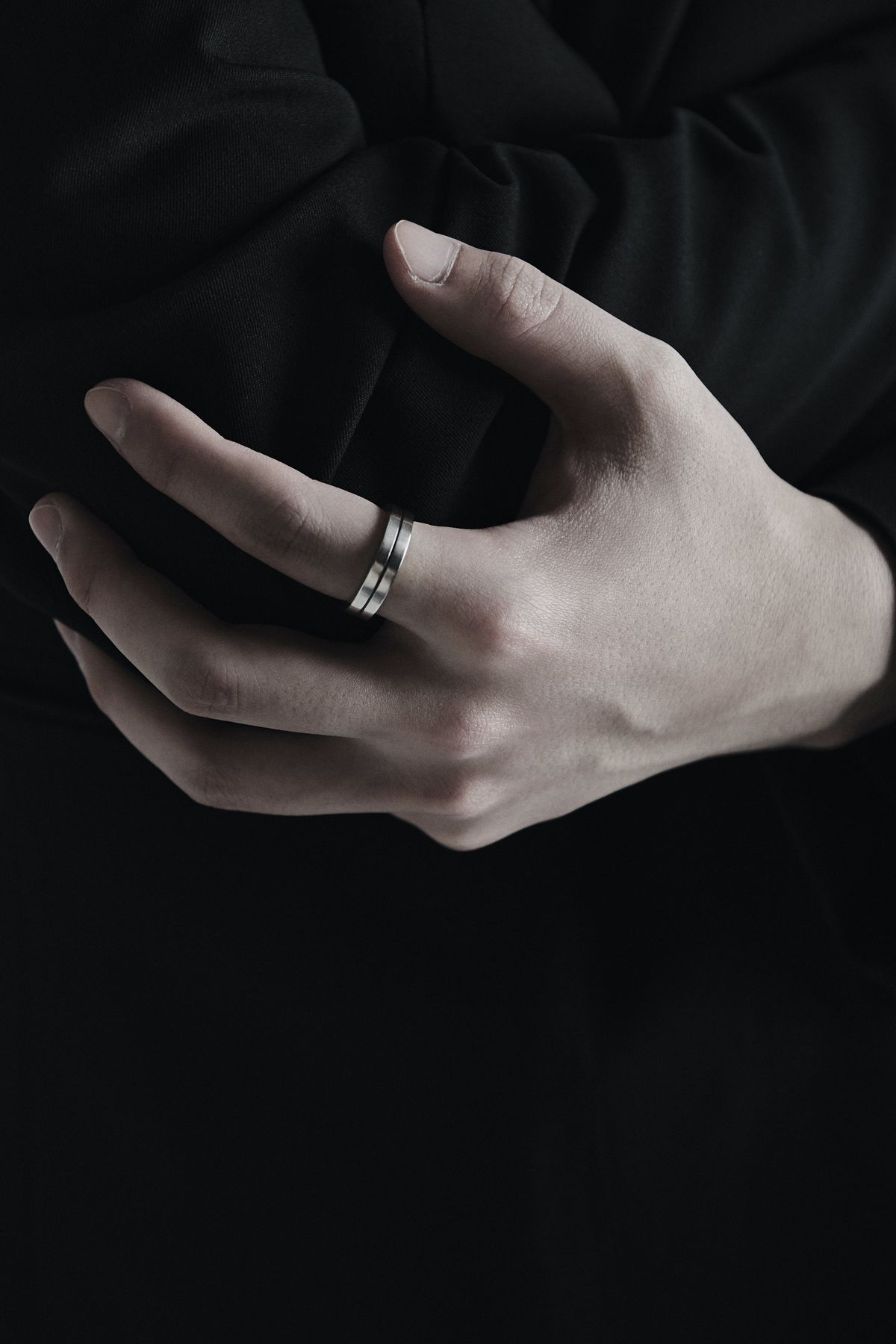오버더라인(OVER THE LINE) One line Thick Ring