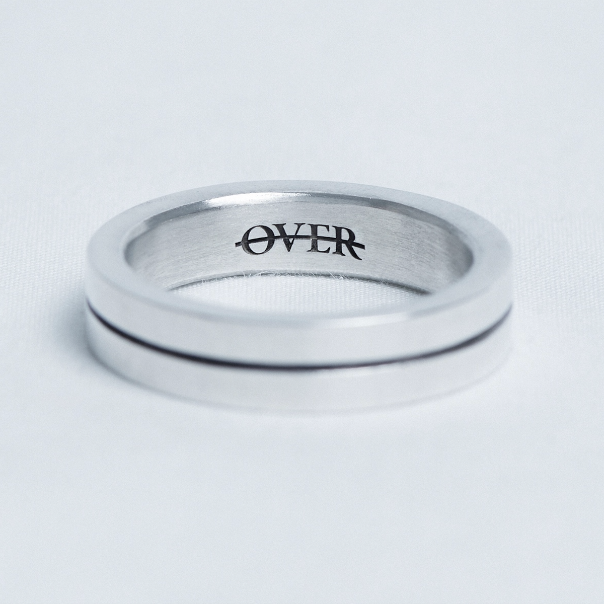 오버더라인(OVER THE LINE) One line Thick Ring