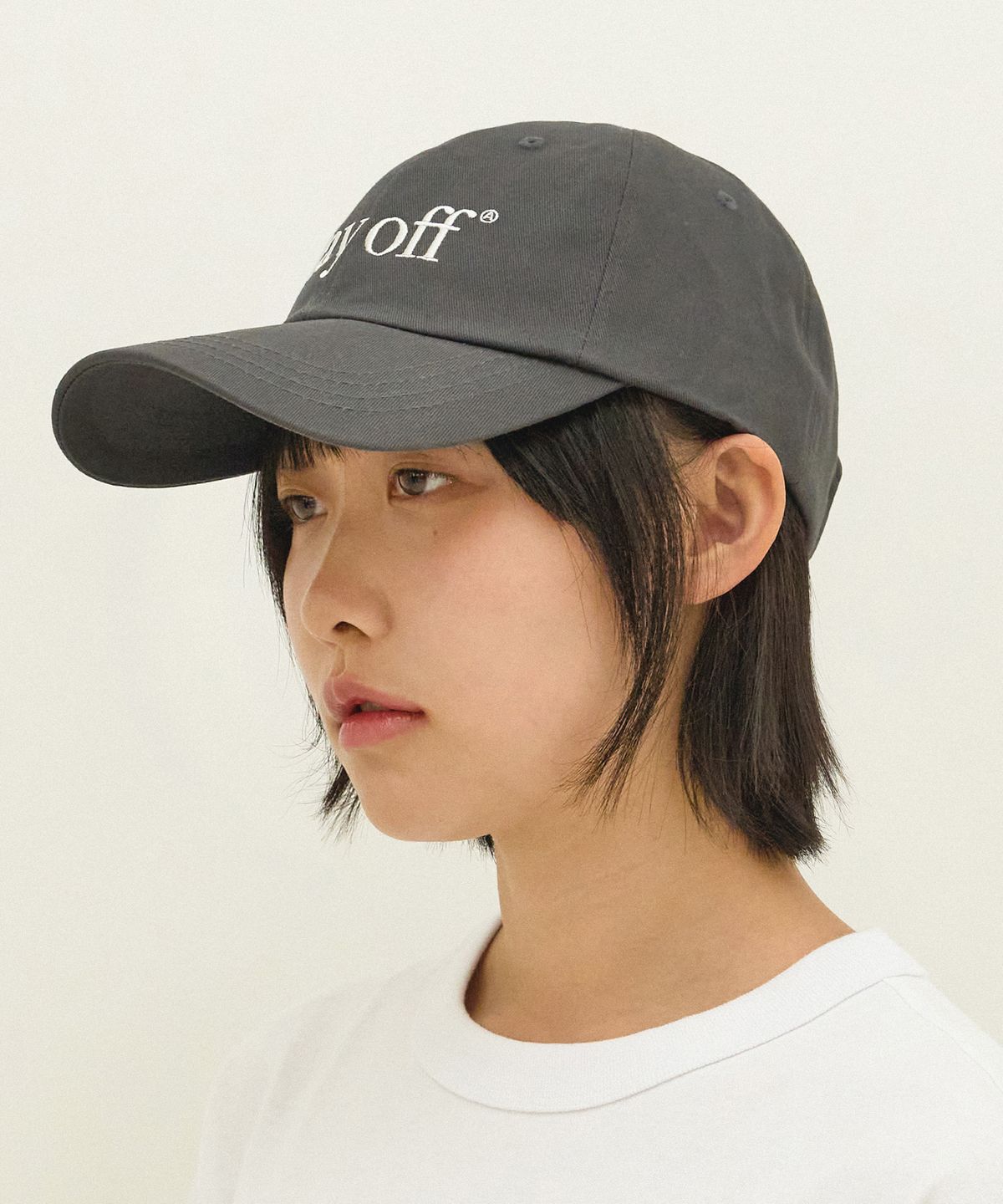 에이카화이트(AECA) DAY OFF CAP-CHARCOAL
