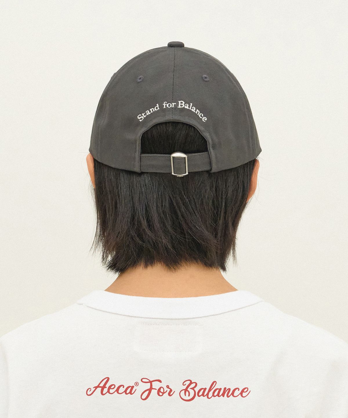 에이카화이트(AECA) DAY OFF CAP-CHARCOAL