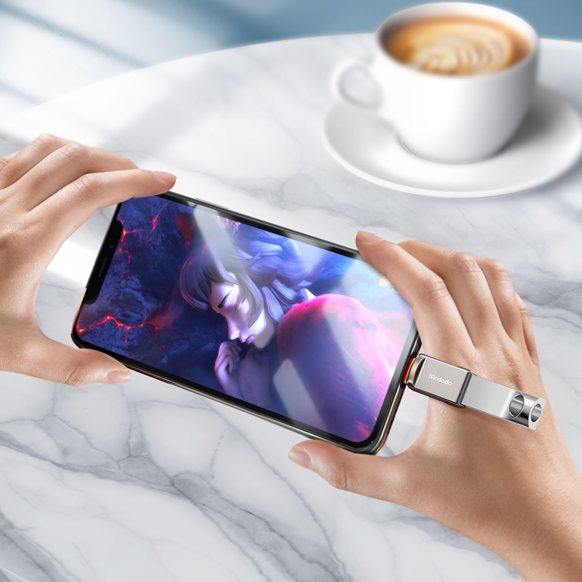 맥도도(MCDODO) USB-A 3.0 to 라이트닝 8핀 OTG 젠더
