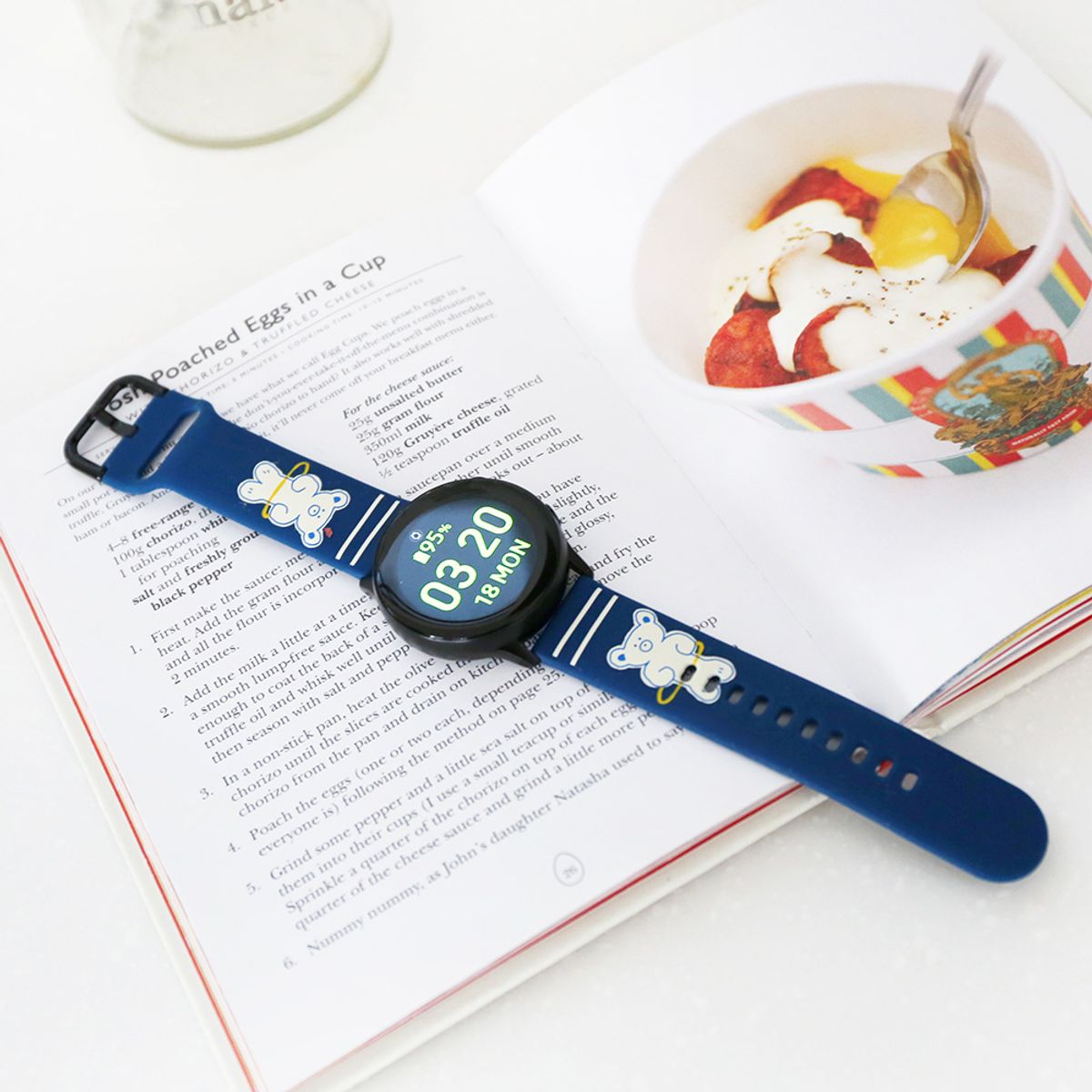 브런치브라더(BRUNCH BROTHER) Romane 갤럭시 워치 실리콘 스트랩 for 20mm