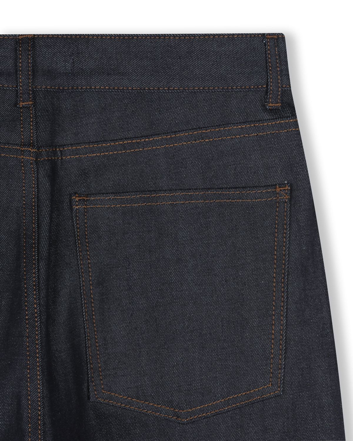 비슬로우(BESLOW) COMFY ONE TUCK SELVAGE DENIM PANTS INDIGO