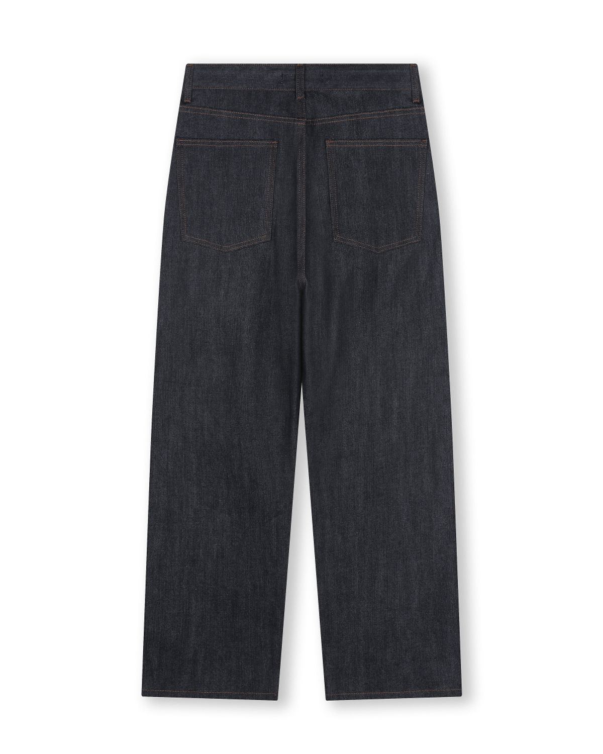 비슬로우(BESLOW) COMFY ONE TUCK SELVAGE DENIM PANTS INDIGO