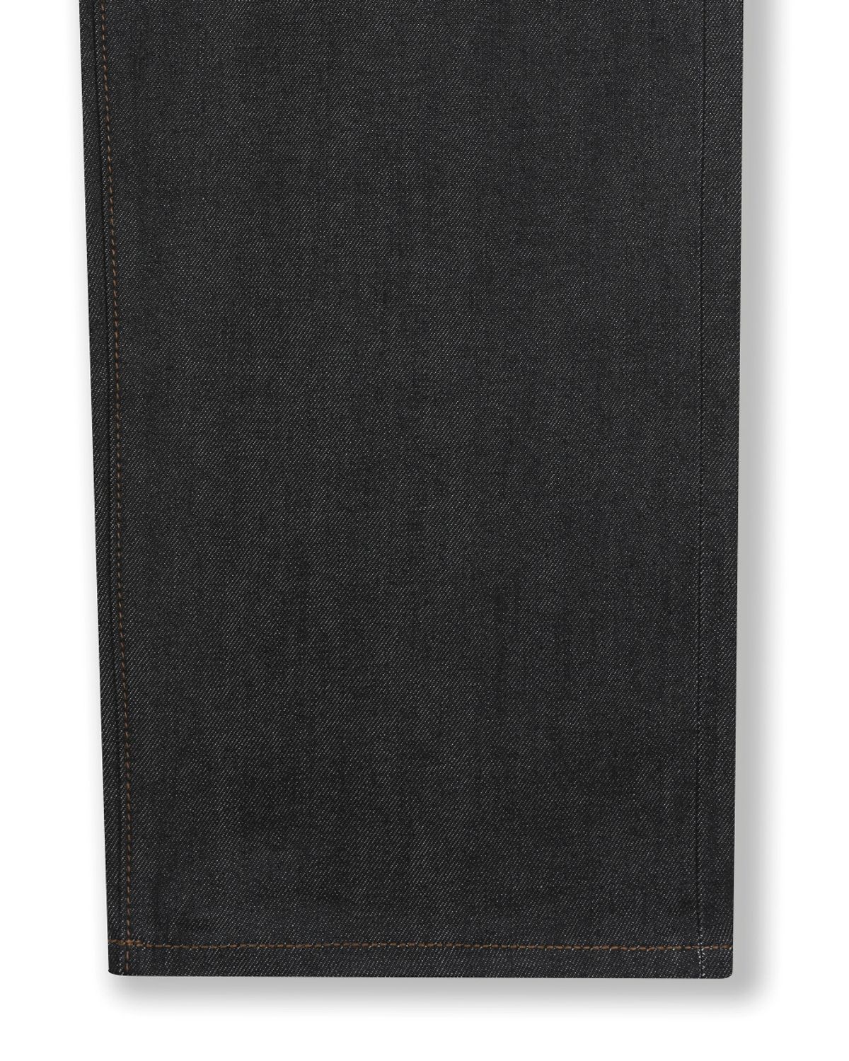 비슬로우(BESLOW) COMFY ONE TUCK SELVAGE DENIM PANTS BLACK