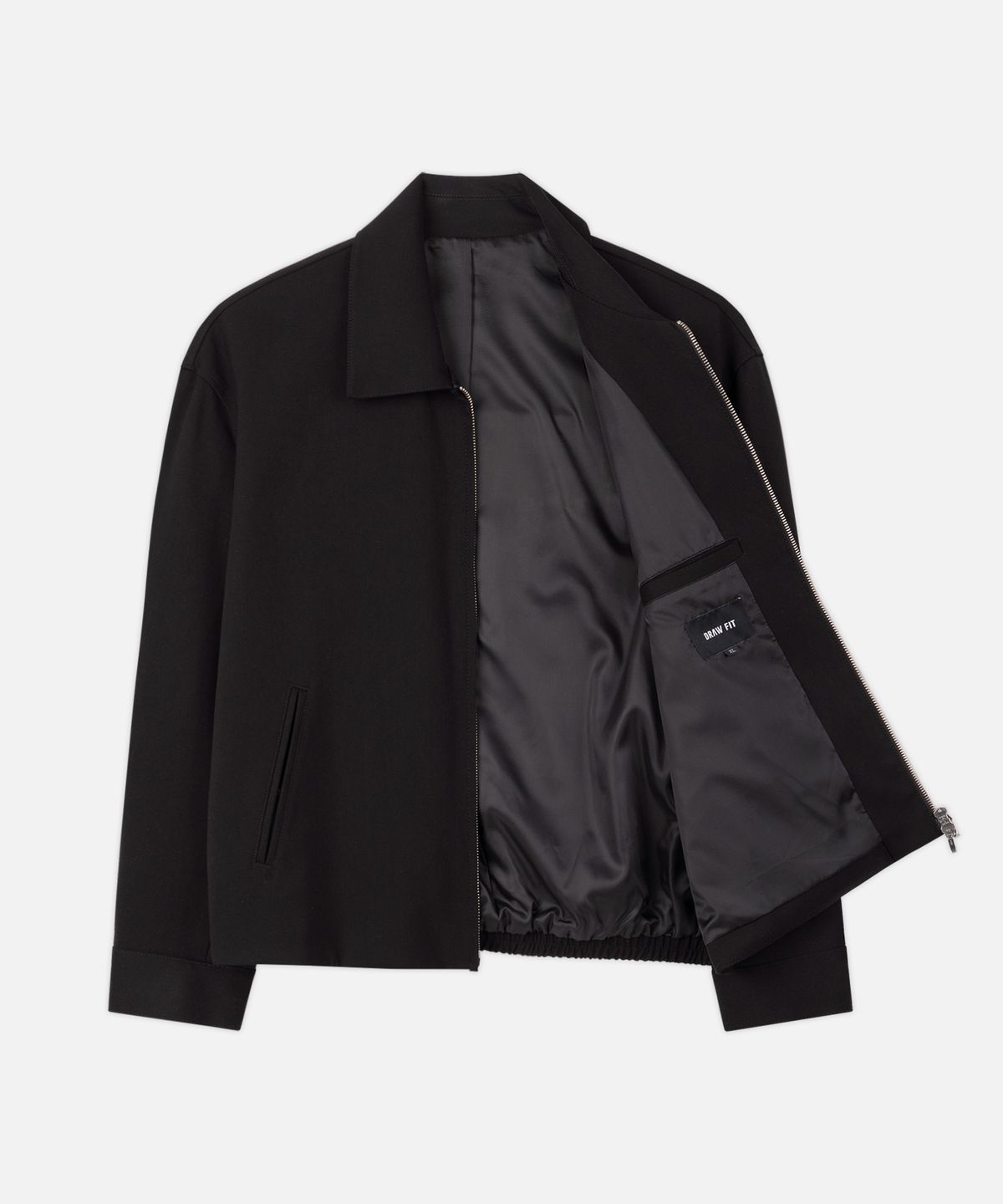 드로우핏(DRAW FIT) 도브 울 블루종 자켓 [BLACK]