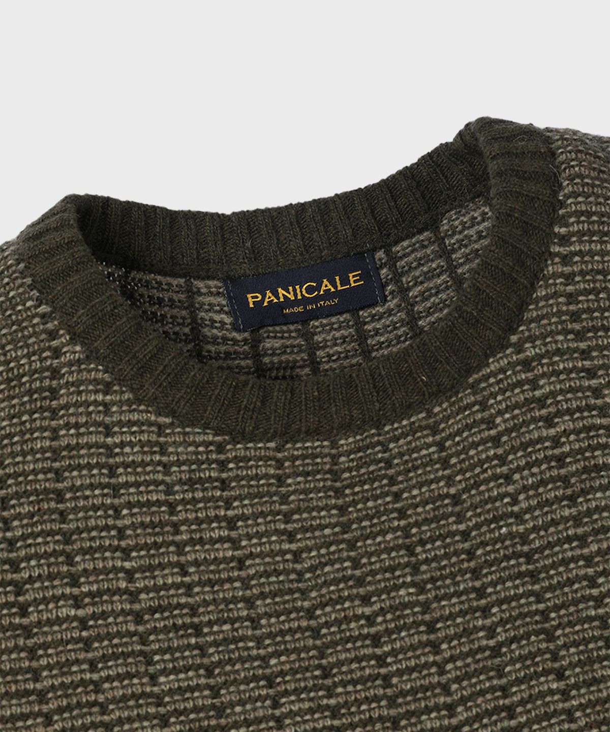빠니깔레(PANICALE) 울 블렌드 라운드넥 스웨터 - 2 COLOR