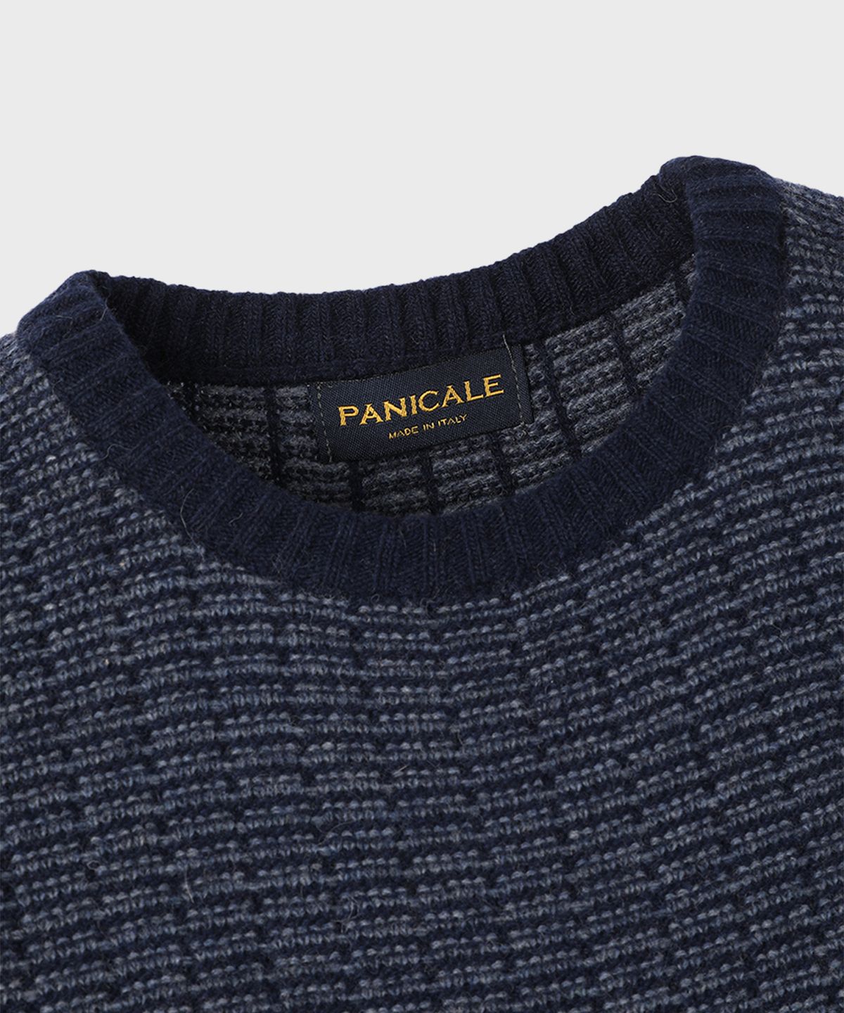 빠니깔레(PANICALE) 울 블렌드 라운드넥 스웨터 - 2 COLOR