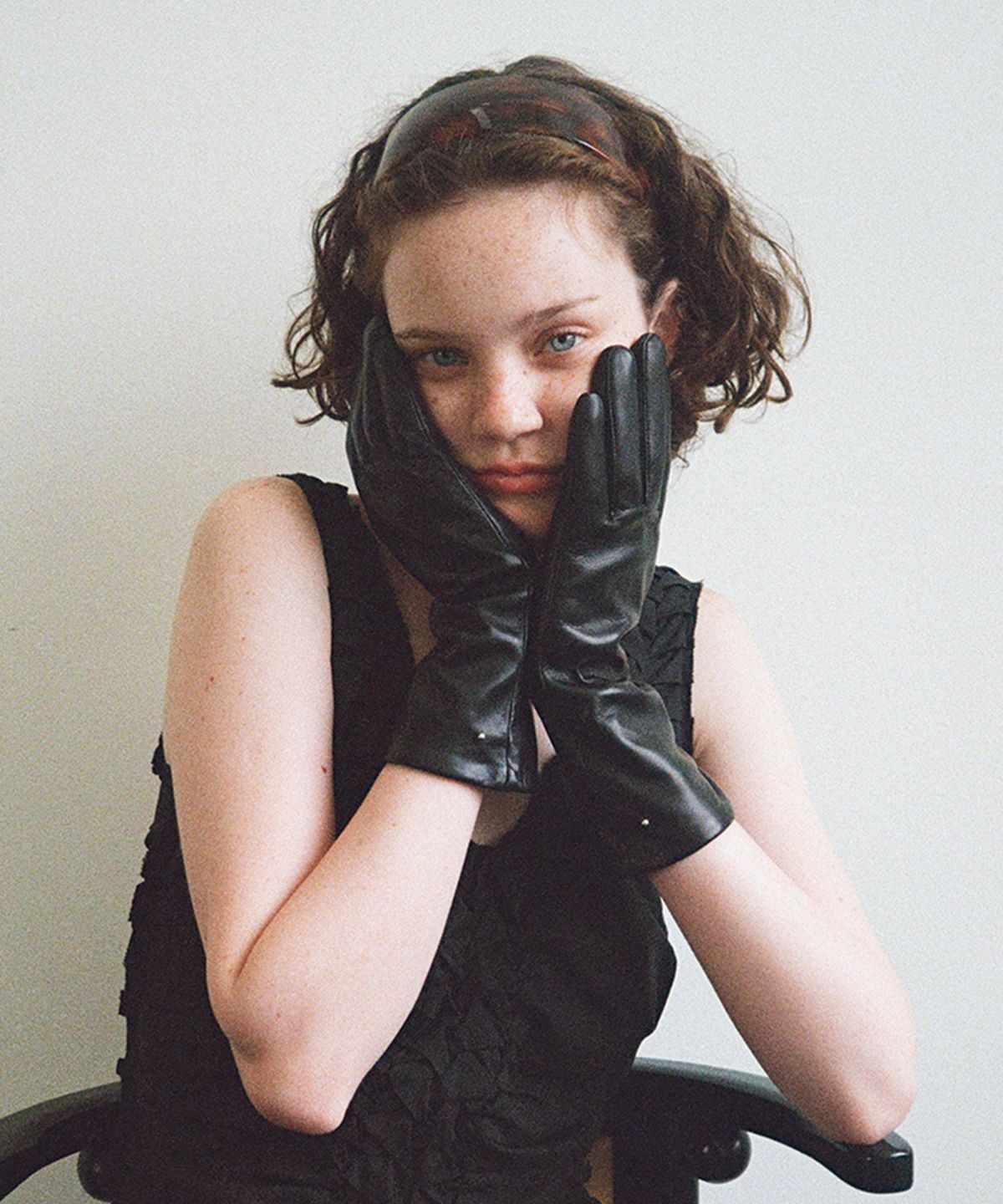 마르타(MARTA) Signature ball gloves long_Black