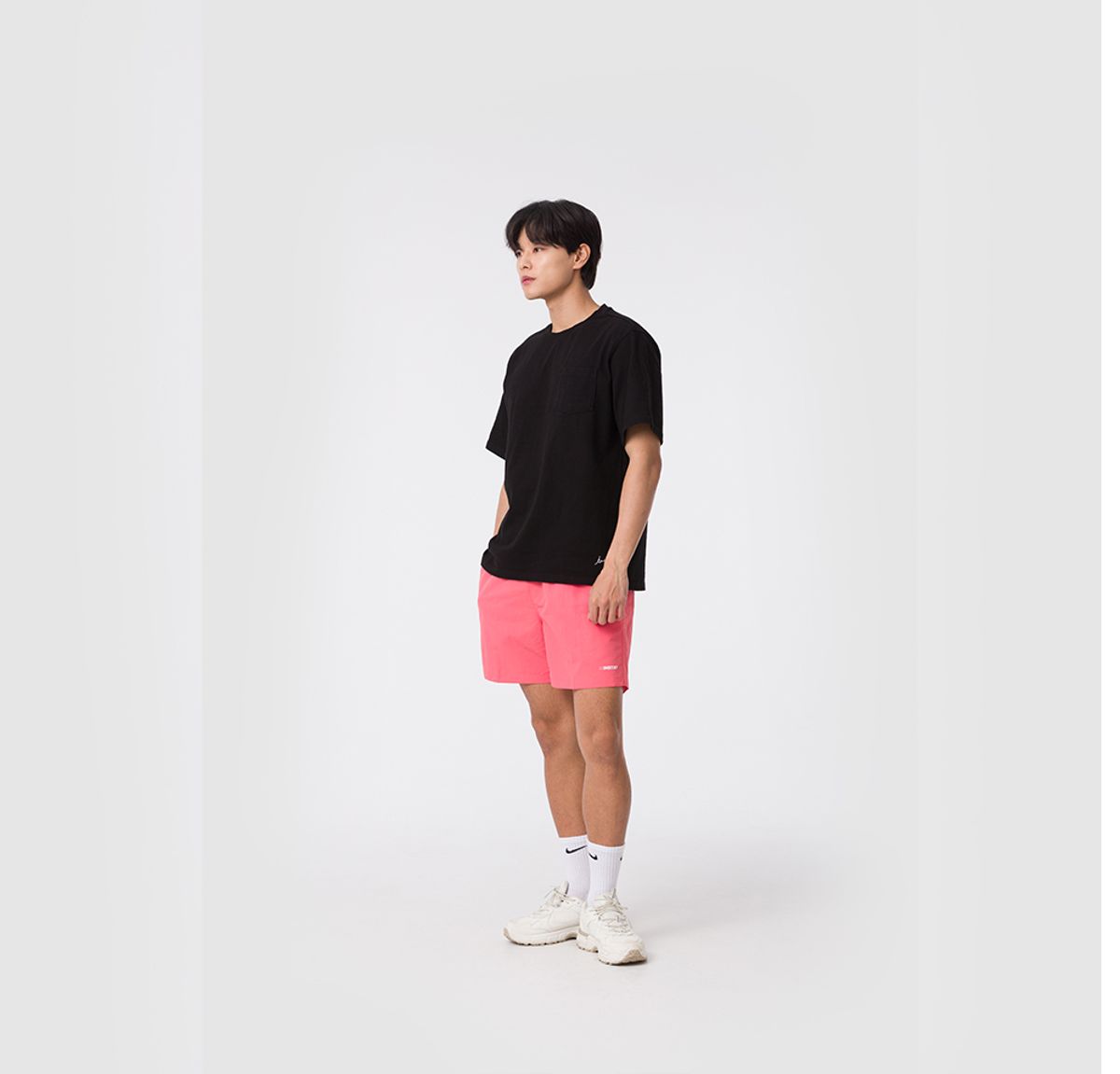 인스테이(INSTAY) 무지 레이어드 크루넥 반팔티셔츠