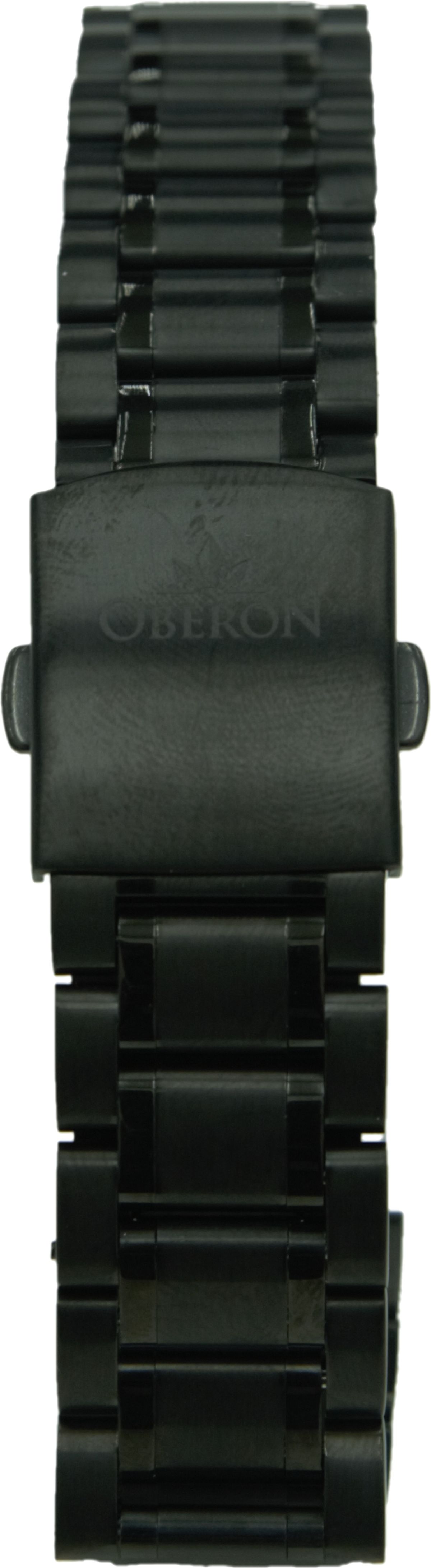 오베론(OBERON) 남성용 메탈밴드시계  OB-915 BKBK