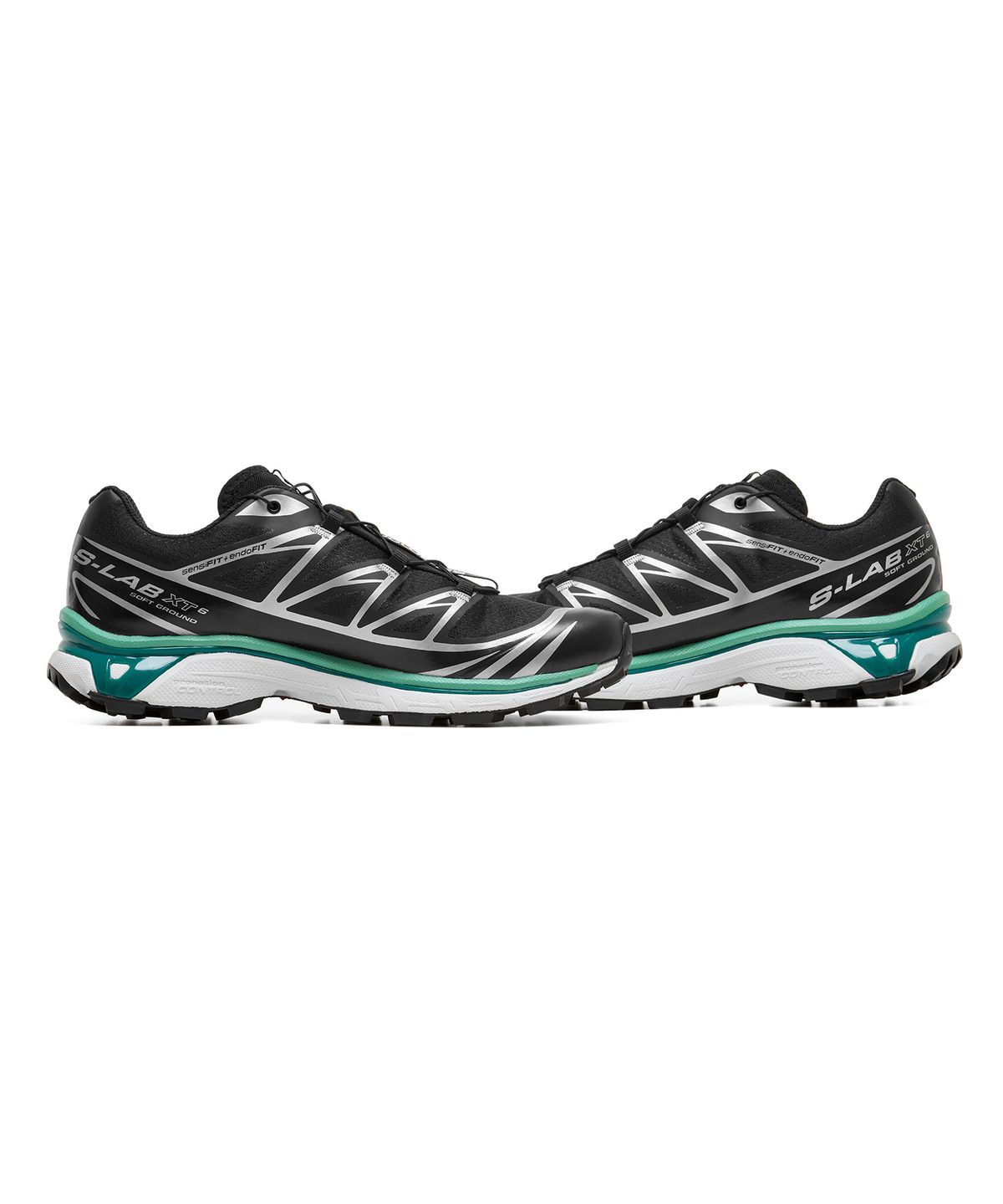 살로몬(SALOMON) XT-6 - 블랙:화이트:민트 리프 / L41317000