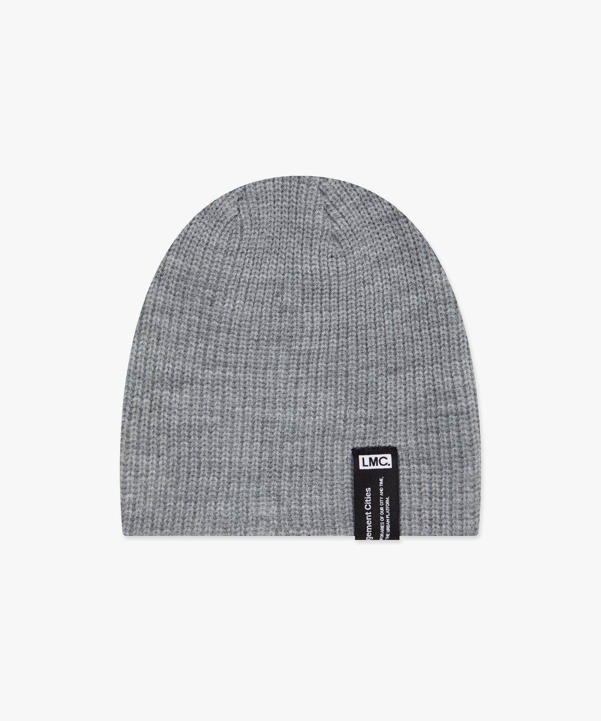 엘엠씨(LMC) LABEL SHORT BEANIE heather gray