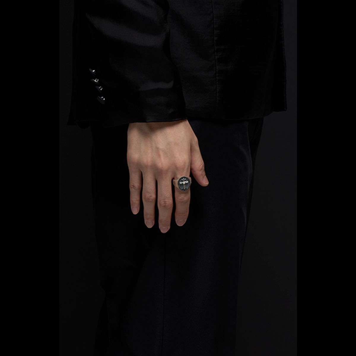 마르스마크(MARS MARK) Signet Pave Cross RG