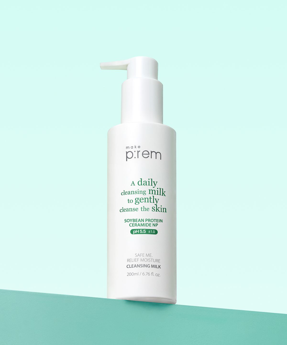 메이크프렘(MAKEPREM) 세이프 미 릴리프 모이스처 클렌징밀크 200ml