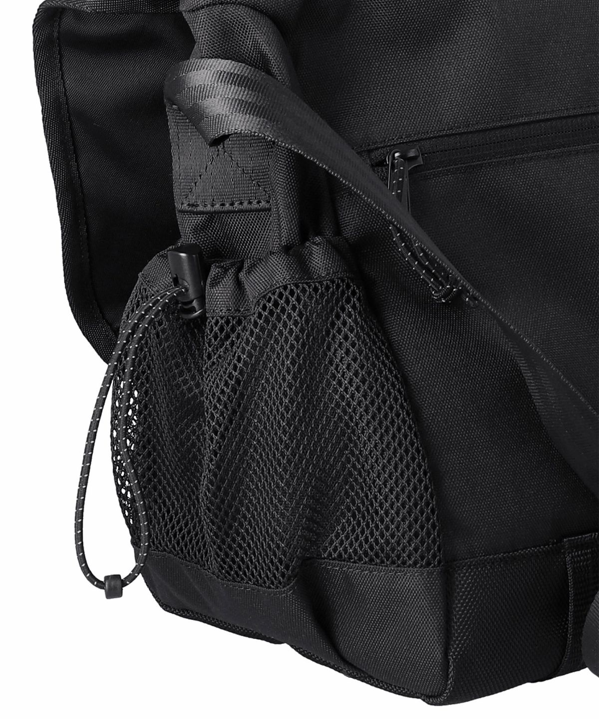써드위브(THIRDWEAVE) REFLECTIVE BELT MESSENGER BAG / BLACK