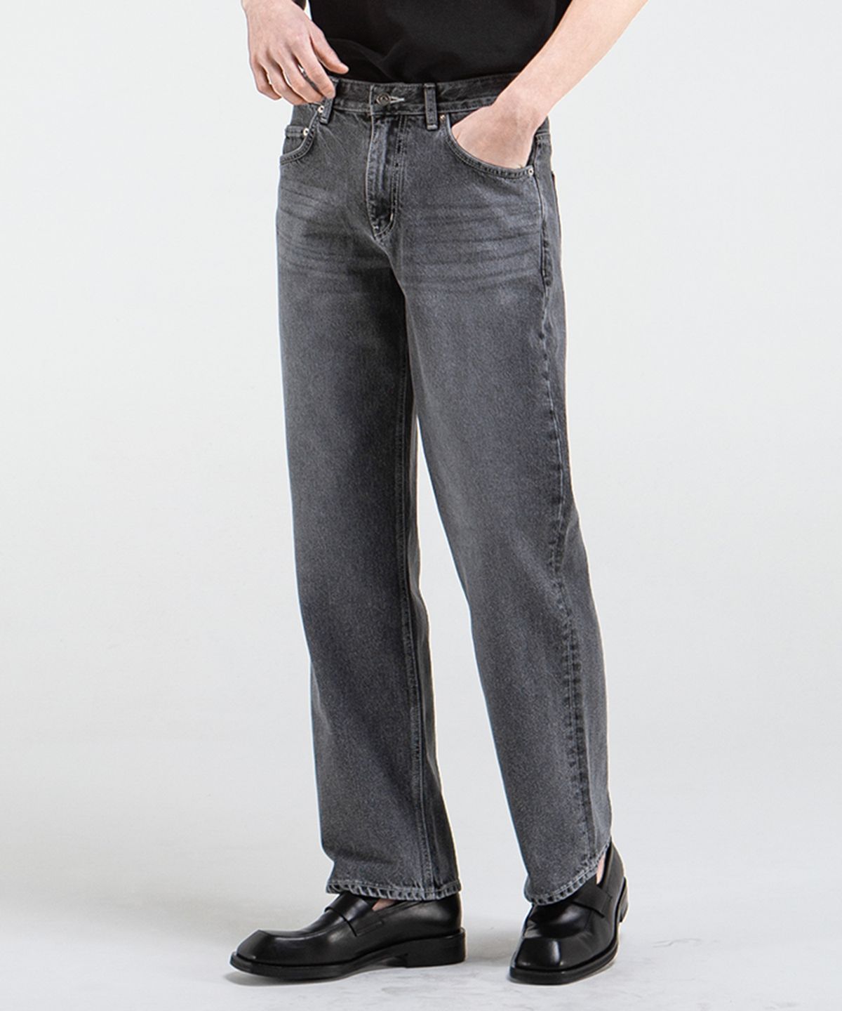 브랜디드(BRANDED) 1892 GRAY HOUSE JEANS [WIDE STRAIGHT]