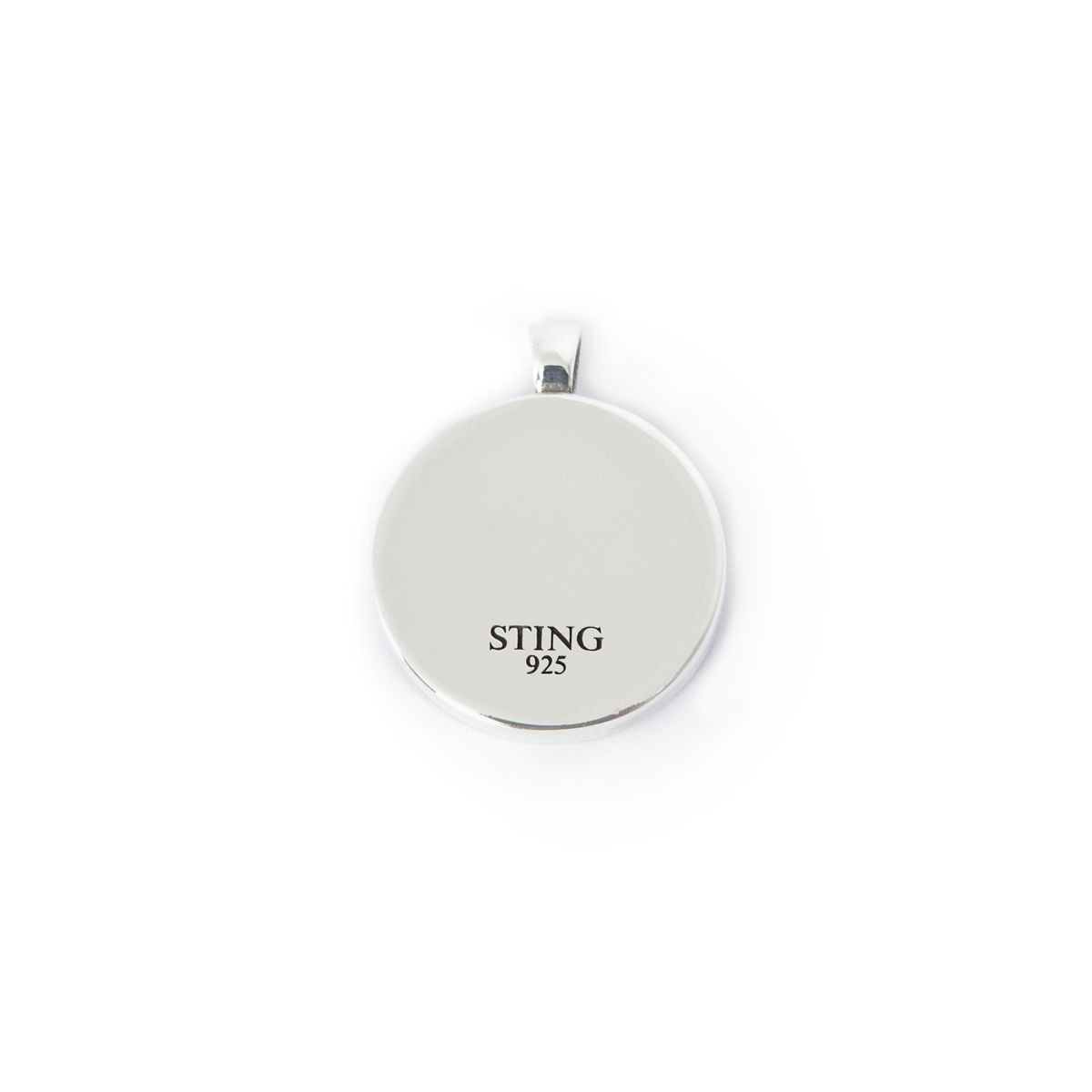스팅925(STING925) Meander Round Onyx Pendant