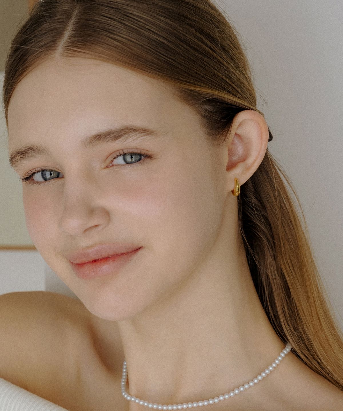 하스(HAS) SL28 Ellipse earrings (2Colors)