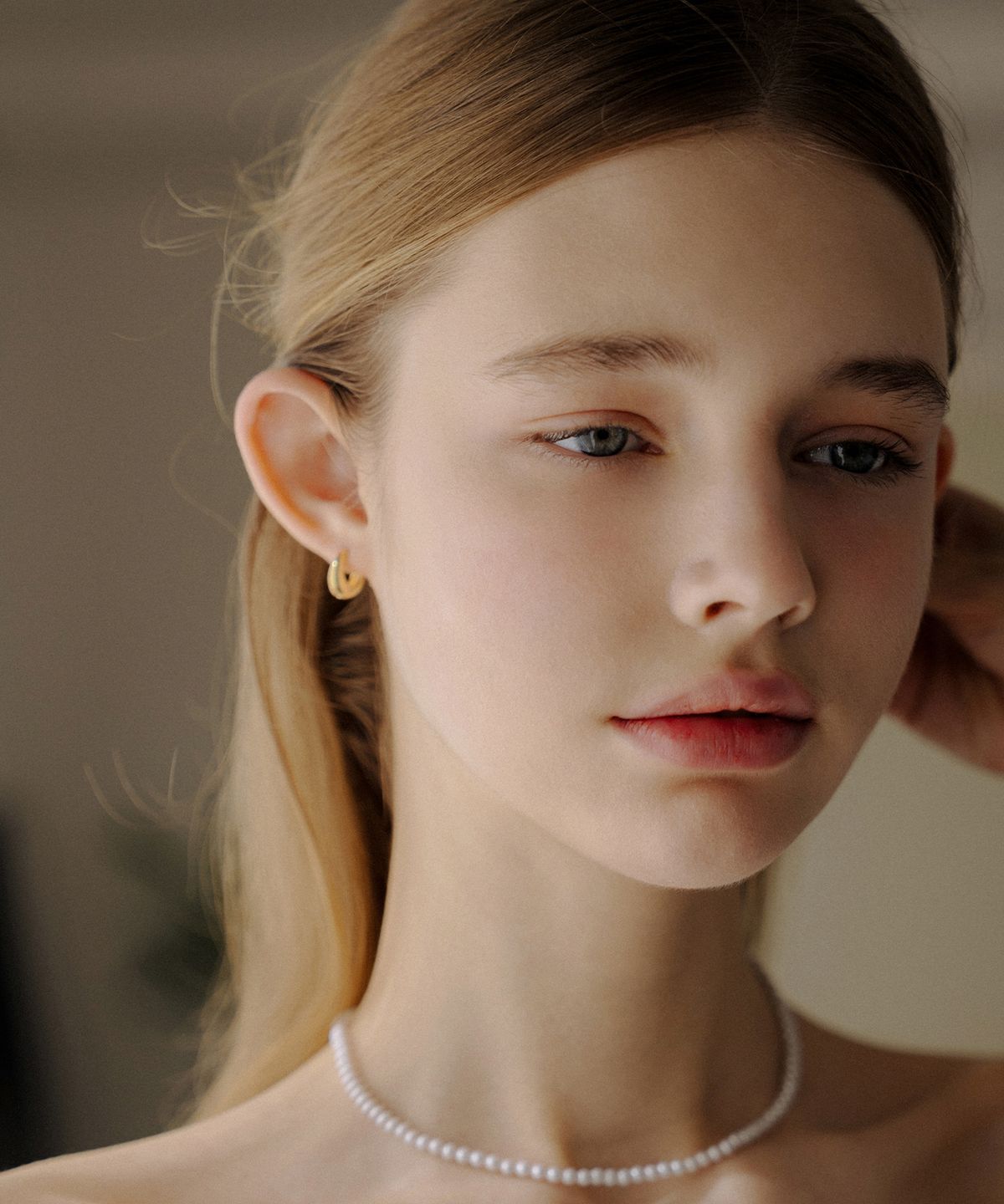 하스(HAS) SL28 Ellipse earrings (2Colors)