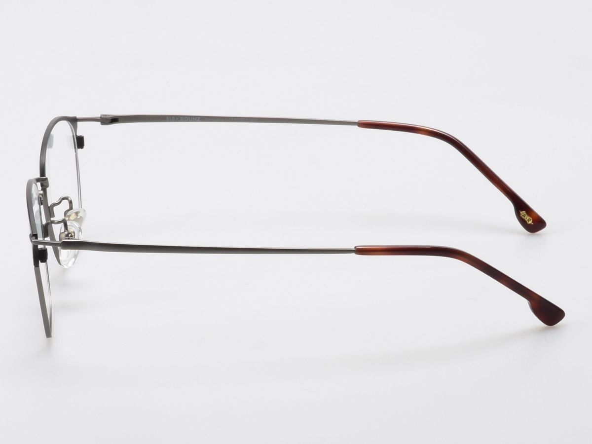 알로아이웨어(ALO EYEWEAR) [ALOXROUNZ] AR8014A C1 하프 투톤 블랙&그레이 베타티타늄 스퀘어 안경