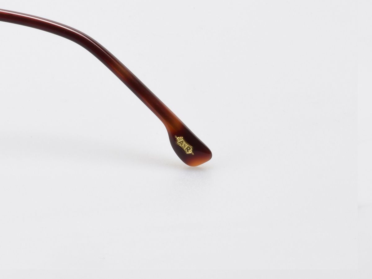 알로아이웨어(ALO EYEWEAR) [ALOXROUNZ] AR8014A C3 하프 투톤 블랙&브라운 베타티타늄 스퀘어 안경