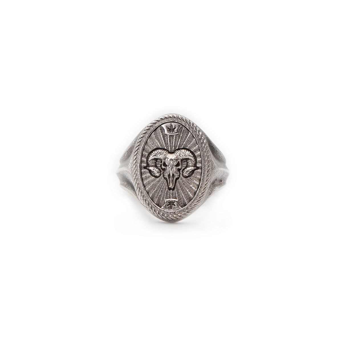 스팅925(STING925) Ram Skull Ring