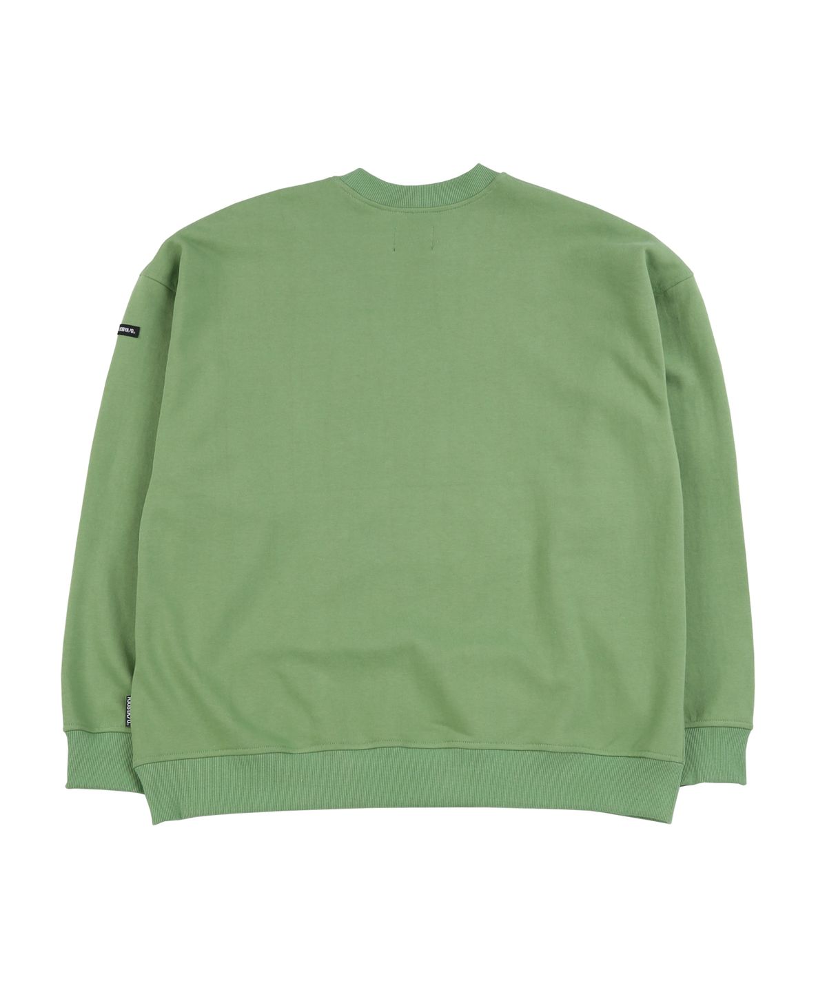 아조바이아조(AJOBYAJO) Logo Patchwork Oversized Sweatshirt [Green]