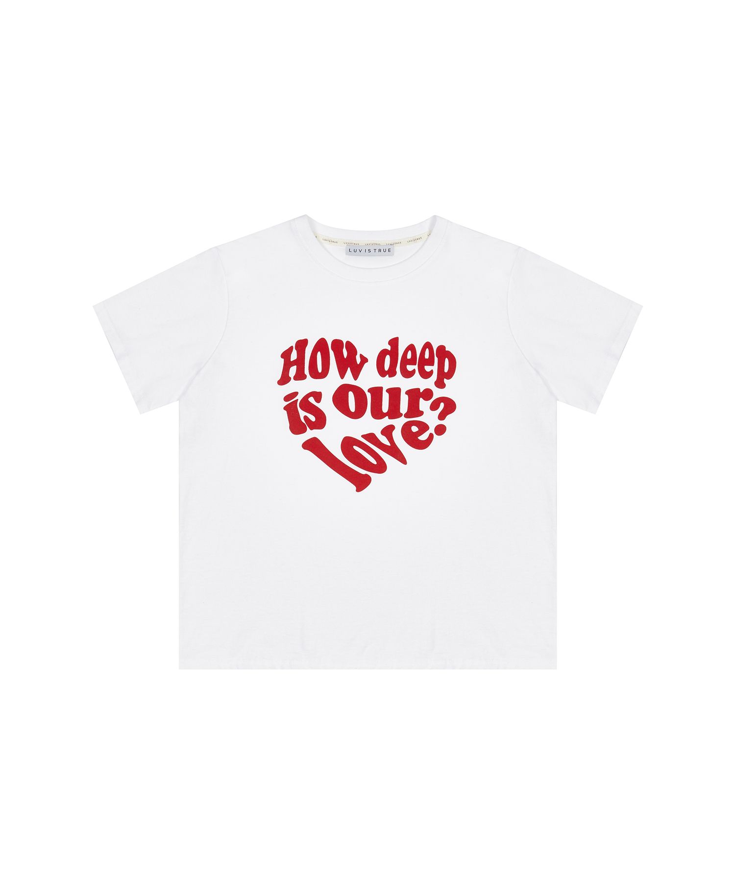 ★LUVISTRUE★LVTR PK TEE(WHITE)★正規品/韓国直送料込/人気 MUSINSA | LUV IS TRUE IN LOVE TEE_WHITE