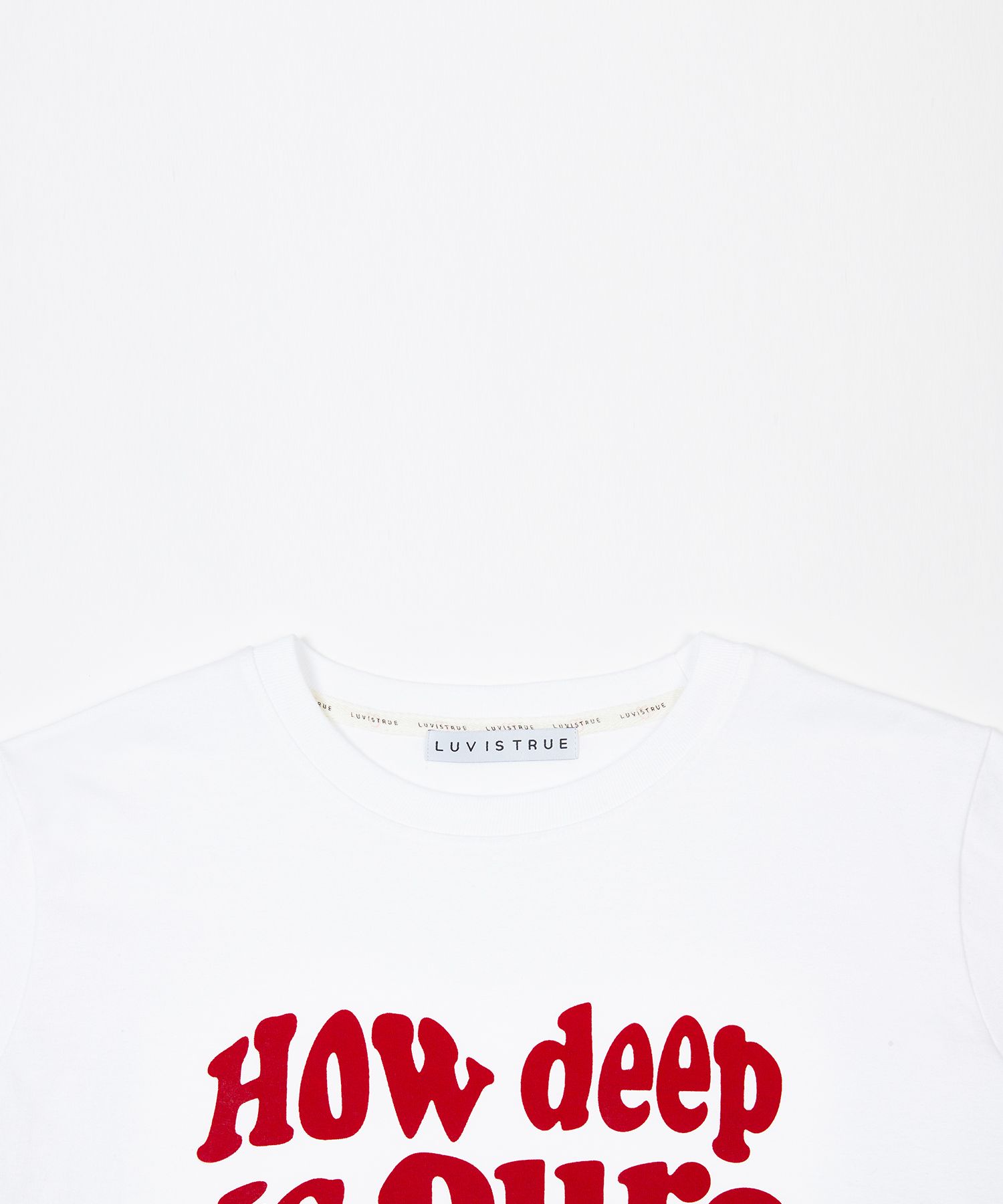 MUSINSA | LUV IS TRUE IN LOVE TEE_WHITE