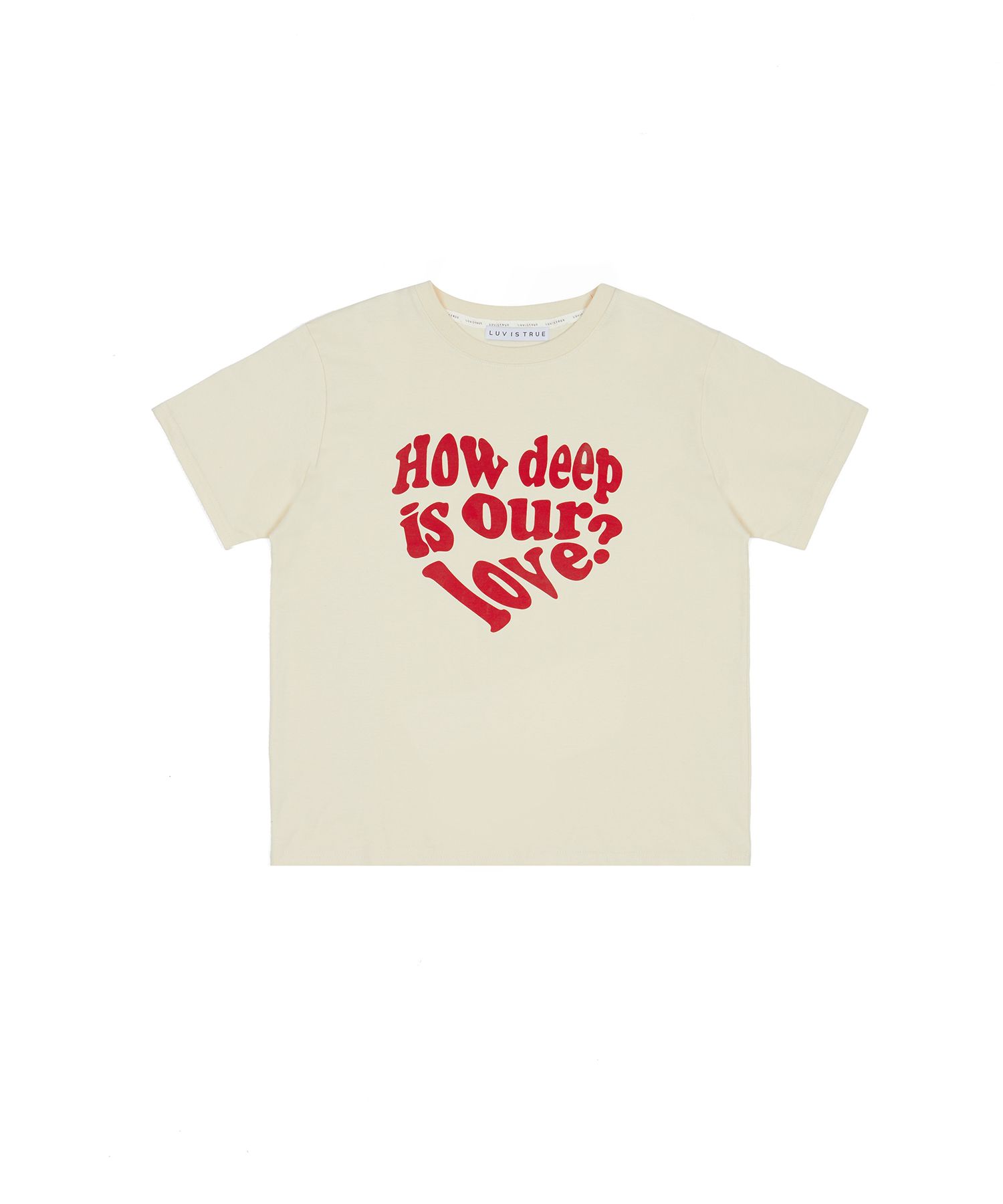 [LUV IS TRUE]★NM I LOVE YOU TEE MUSINSA | LUV IS TRUE IM STRAWBERRY LETTERING TEE(BLACK)