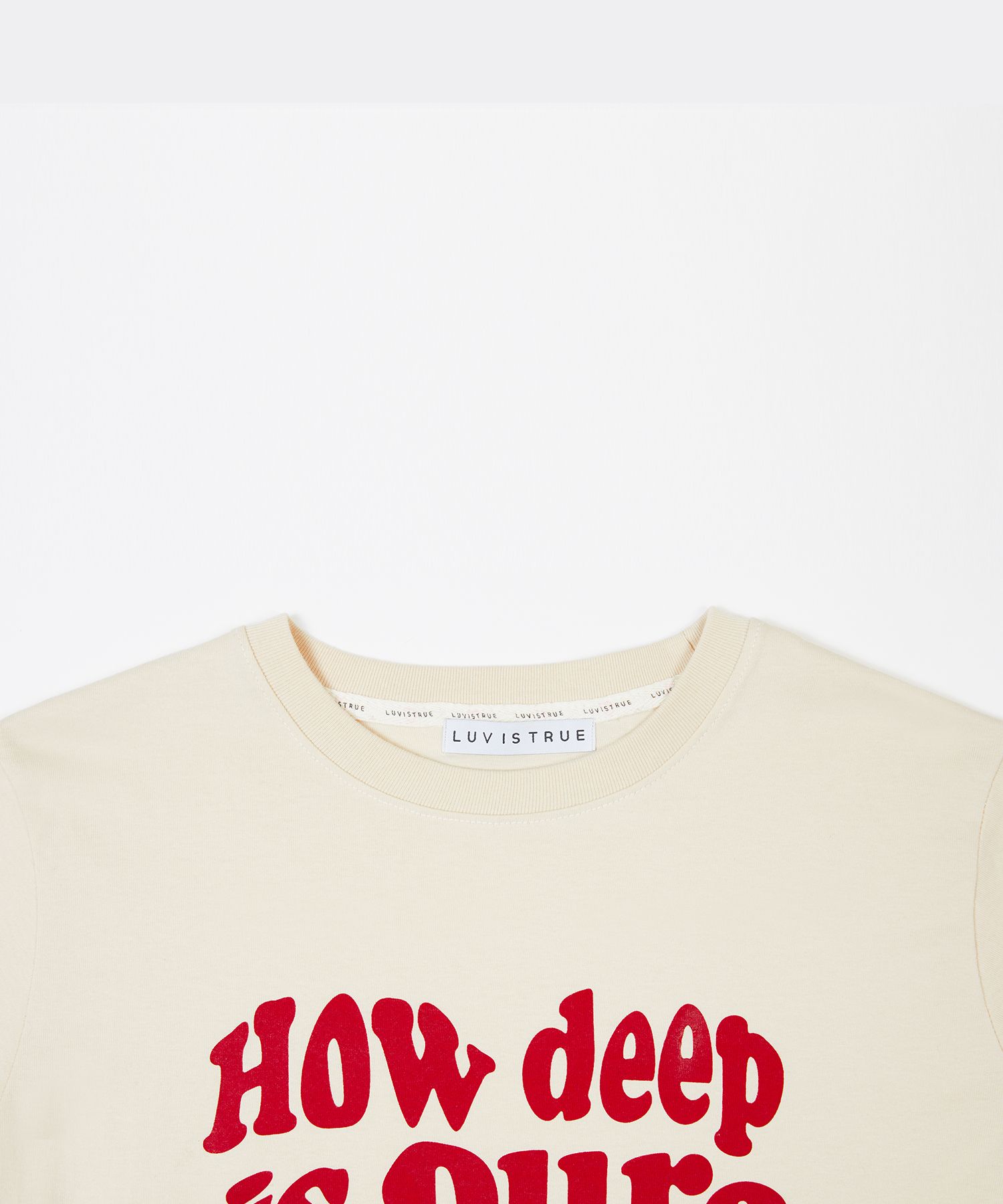 [LUV IS TRUE]★NM I LOVE YOU TEE NM I LOVE YOU TEE (WHITE) - LUVISTRUE | 60% - Asian Fashion